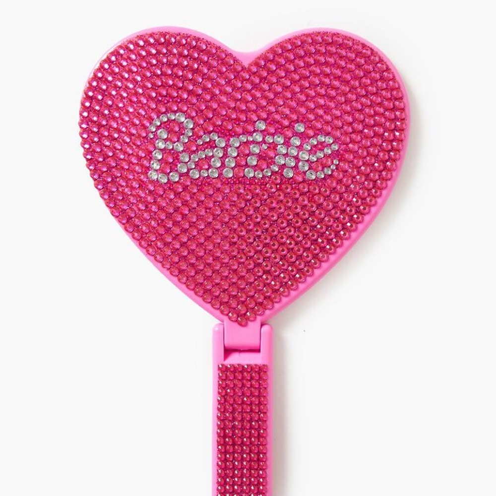Barbie Rhinestone Hand Mirror